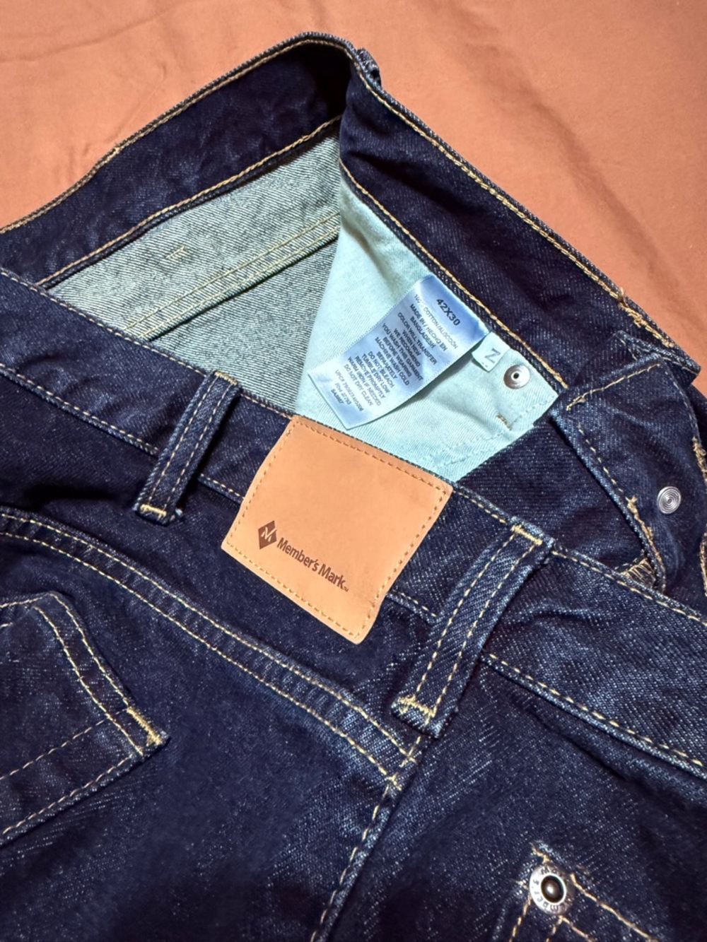 Men's Indigo Straight Jeans